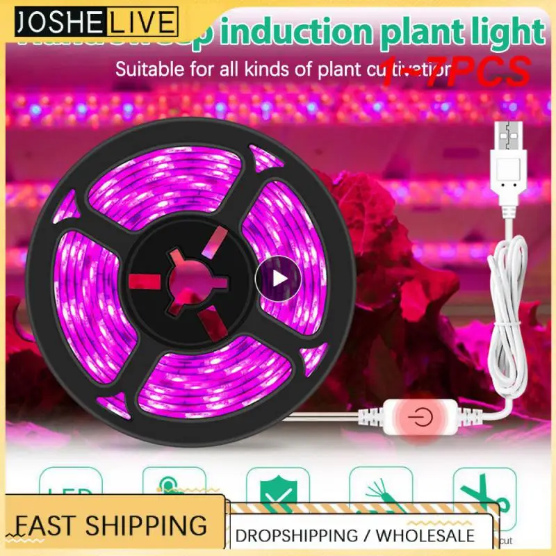 

1~7PCS Phyto Lamp Full Spectrum Plant Growth Light Led Grow Strip Light Greenhouse Phytolamp for Plants Hydroponics Growing