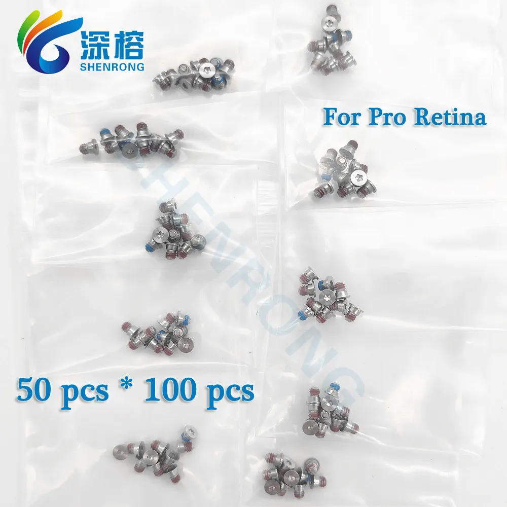 100Pcs 10Sets A1502 A1425 A1398 Bottom Case Screw Lower Case Screws Set For Laptop Macbook Pro Retina 15