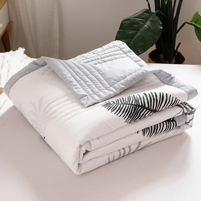 Summer Quilt Washed Quilt Core Spring Summer Washed Cotton Thin Napblanket Throw King Queen Size