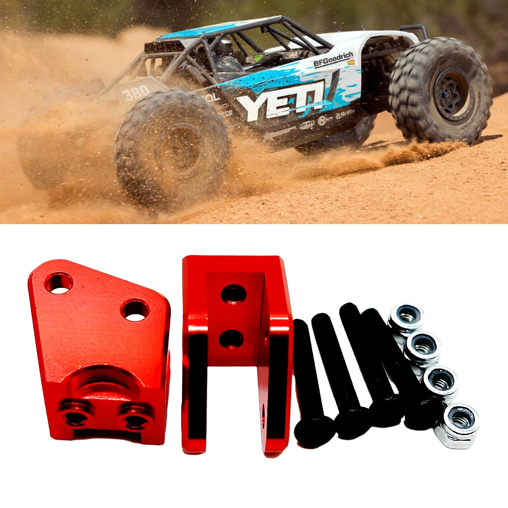 

RCGOFOLLOW Pull Rod Seat RC Car Part Durable Pull Rod Base Seat For 1/10 Axial SCX10 Rock Crawlers RC Upgrade Part Blue