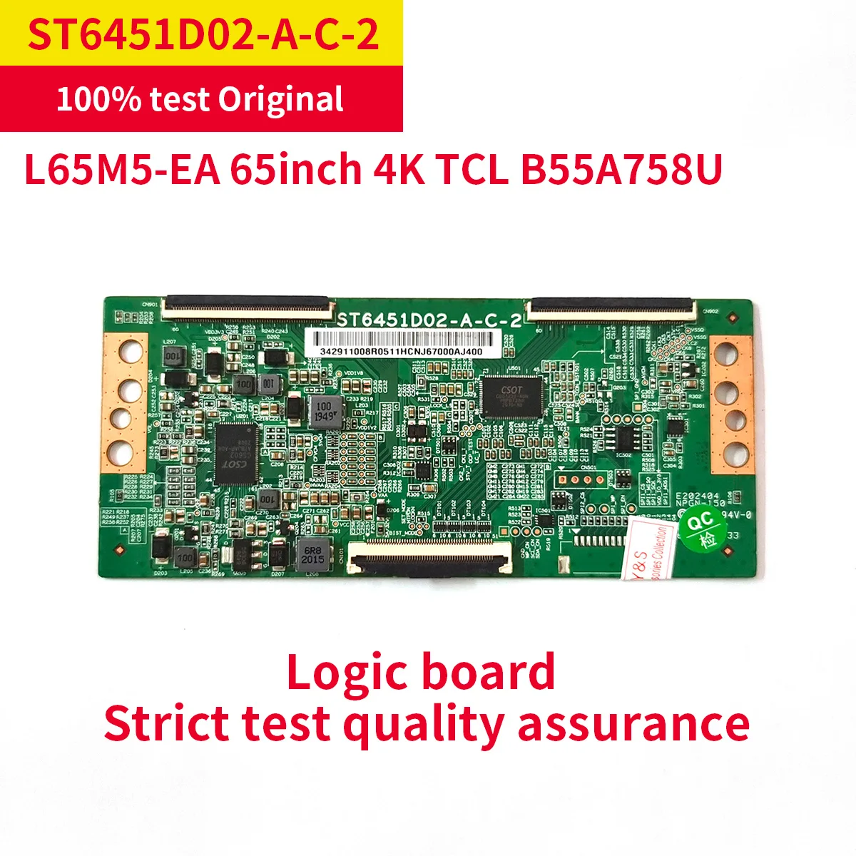Good-Test-Original-Logic-board-ST6451D02-A-C-2-T-con-Board-for-L65M5-EA ...