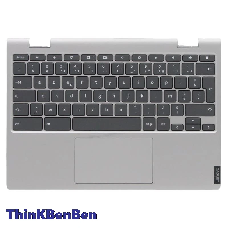 

Французская платиновая серая клавиатура верхний корпус с подставкой для рук чехол для Lenovo Chromebook C340 11 5CB0U43378