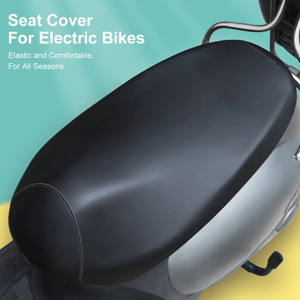 1Pc 92x55CM Motorcycle Seat Cover Leather Waterproof Dustproof Sunscreen Motorbike Scooter Cushion Seat Cover Protector For Motorcycle Seat Covers