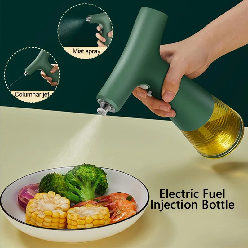 240ml Electric Olive Oil Spray Bottle For Bbq Kitchen Oil Sprayer