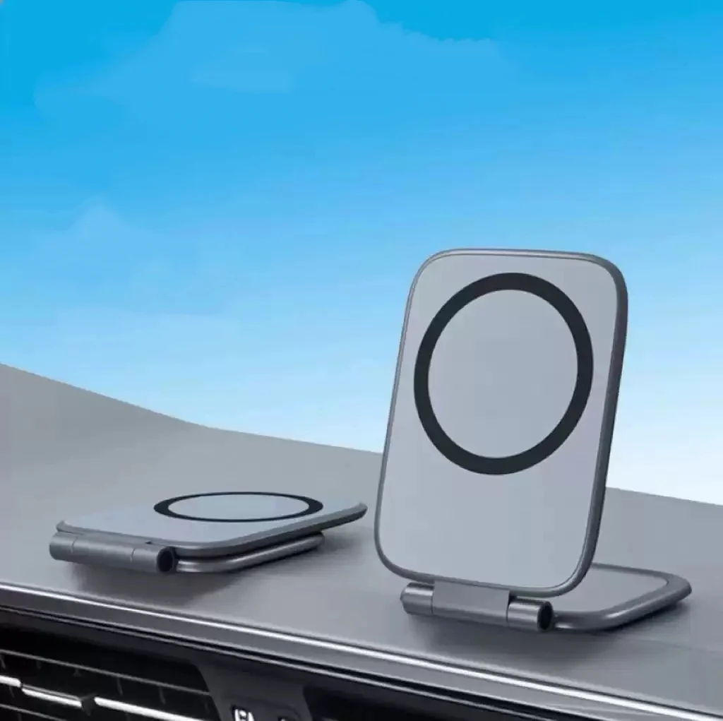 Sleek Adjustable Magnetic Phone Holder for Cars - Universal Anti-Shake Stand