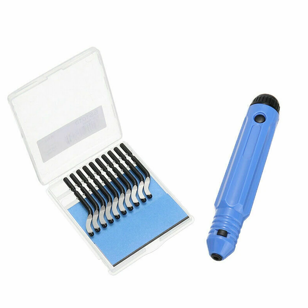 Handle Plastic Burr NB1100 Scraper W/ BS1010 Blades Trimming Deburring Tools Hand Trimming Tools Accessories