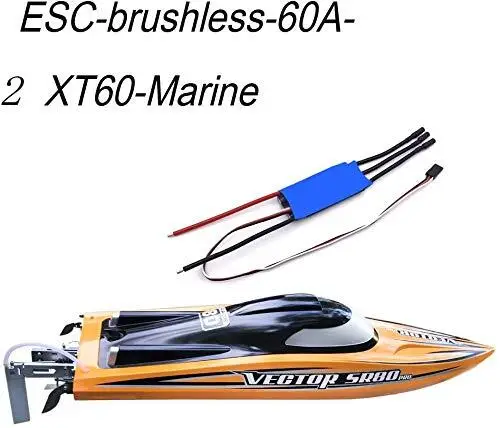 Pièces détachées bateau RC - Hélice, moteur, ESC, gouvernail