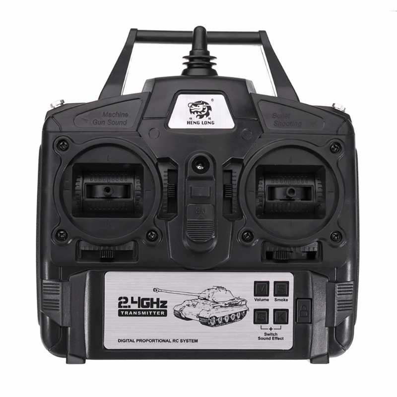 Remote Control Tank Vehicle Car Toy Accessories for Kids RC 7.0 Version Main Board + 2.4GHz Transmitter