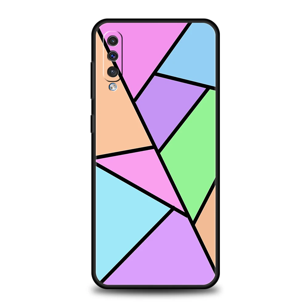 Elegant Color Geometry Marble Phone Case - Marble Design Protective Cover