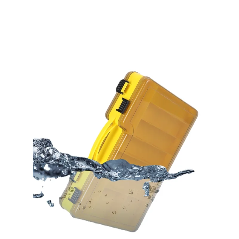 

The new fishing accessories box of portable double false bait boxes