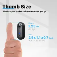 4K HD Mini Vlog Camera with WiFi Wireless Portable Action Body Cam for Sports Travel Photography Pocket Sized Video Recorder 2