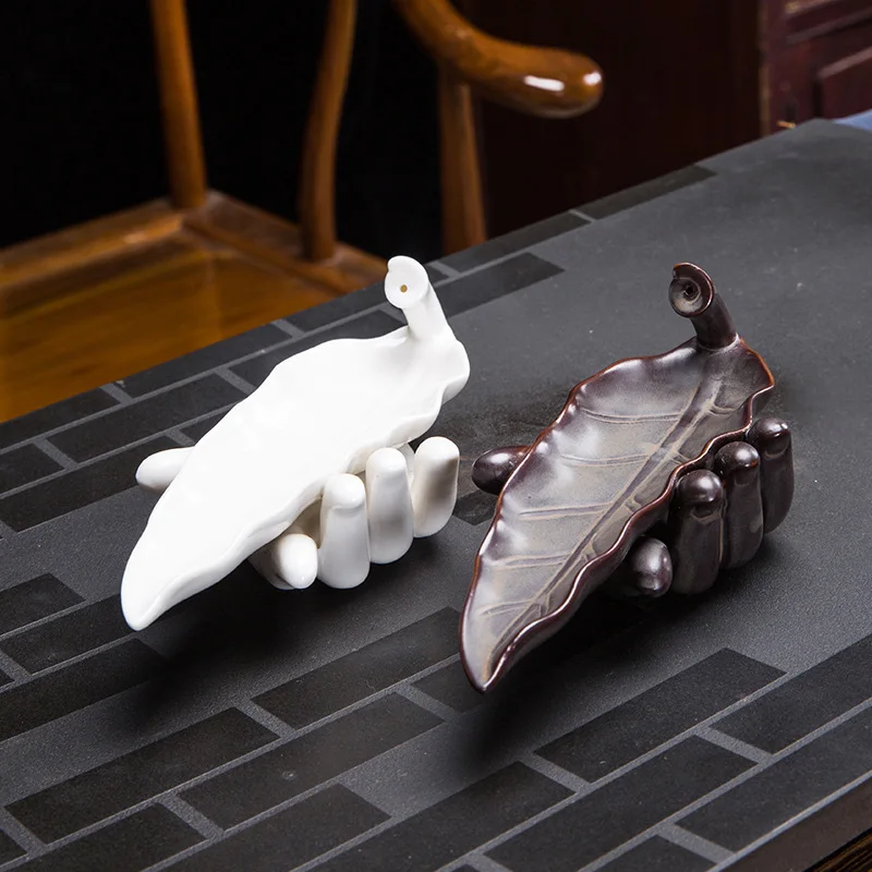 

Креативная буддийская Ручная горелка для благовоний, керамический держатель для благовоний, домашняя дзен горелка для благовоний для офиса, чайного дома, домашний декор