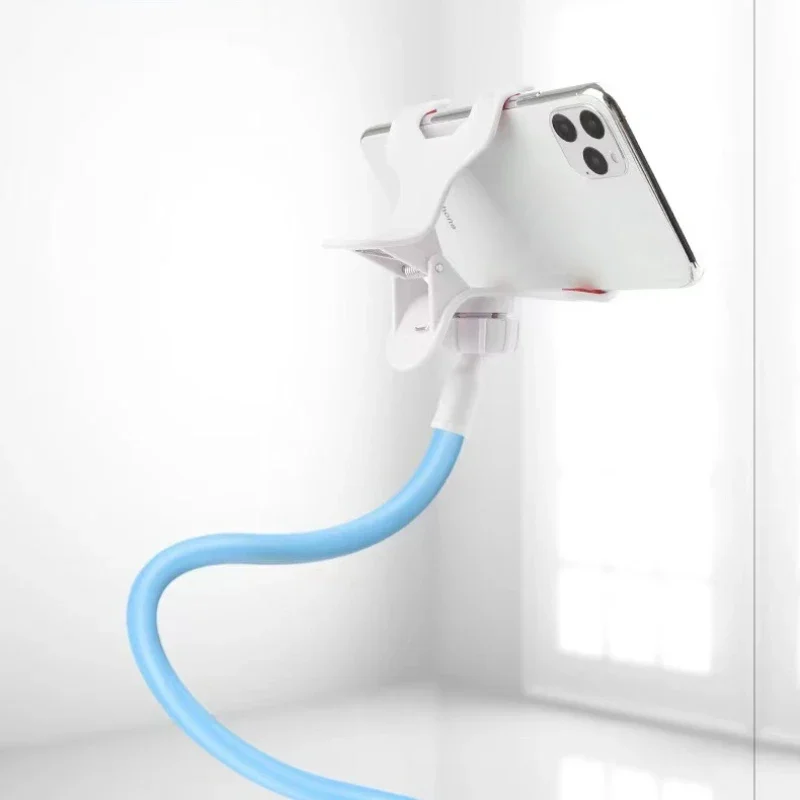 100cm Phone Clip on Stand Holder with Grip Flexible Long Arm Lazy Bracket Mount Clamp for IPhone 15 Pro Accessories Phone Holder 4