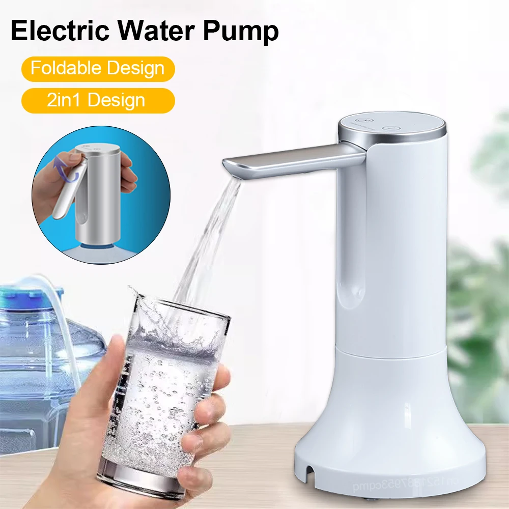 

Electric Water Gallon Pump 19 Liters For Automatic Water Bottle Pump Mini USB Desktop Rechargeable Water Pump Drink Dispenser