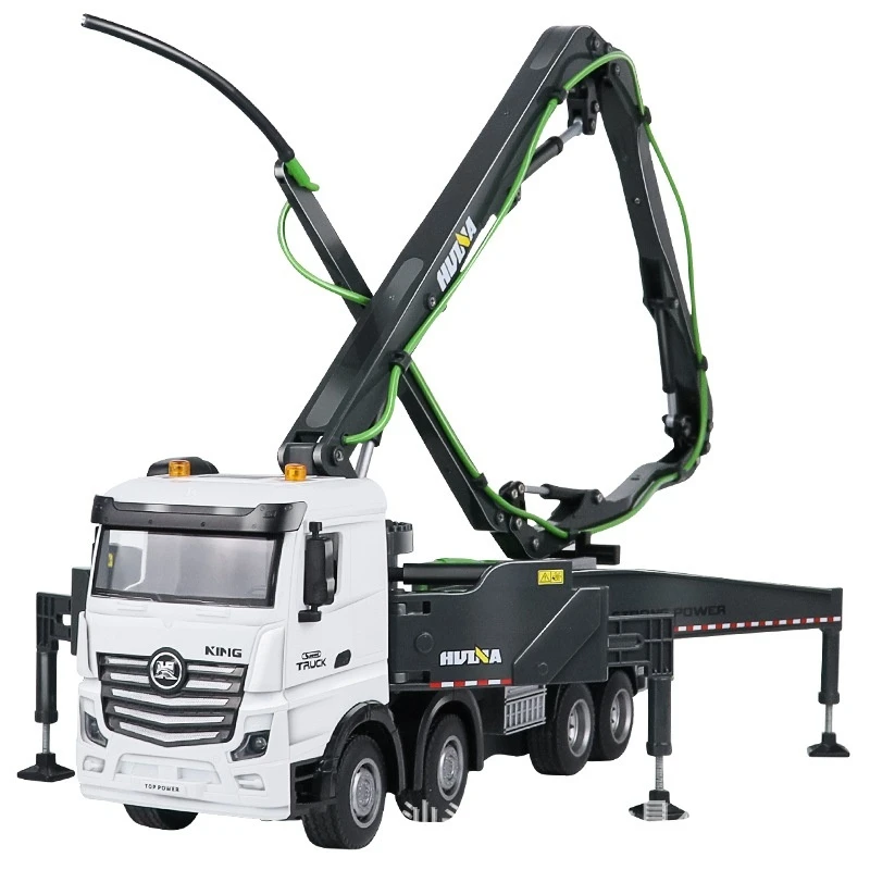 Remote Control Engineering Vehicle 11-channel Alloy Concrete Cement Pump Truck Urban Transport Vehicle Children's Cognitive Toys 5