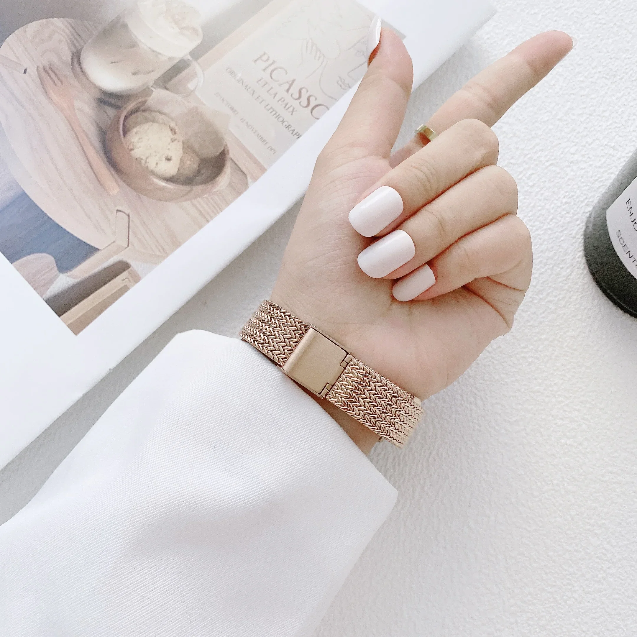Elevate Your Style: Premium Stainless Steel Milanese Bracelet Strap