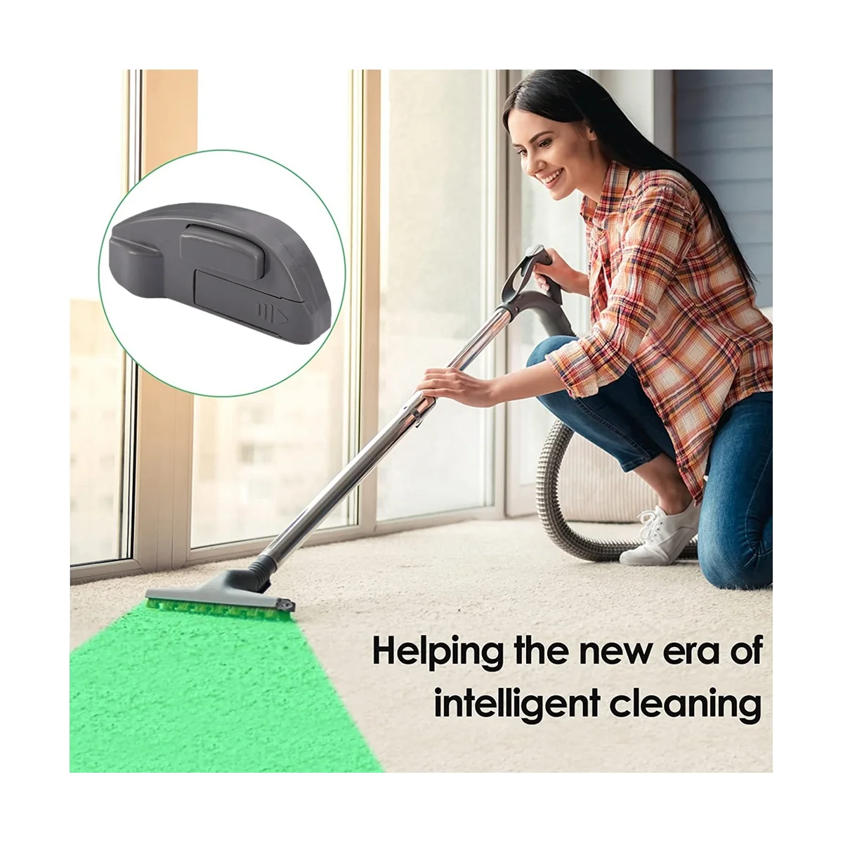 LED Dust Display Lamp for Hidden Dust & Pet Hair - Vacuum Cleaner Accessory for Home & Pet Shops