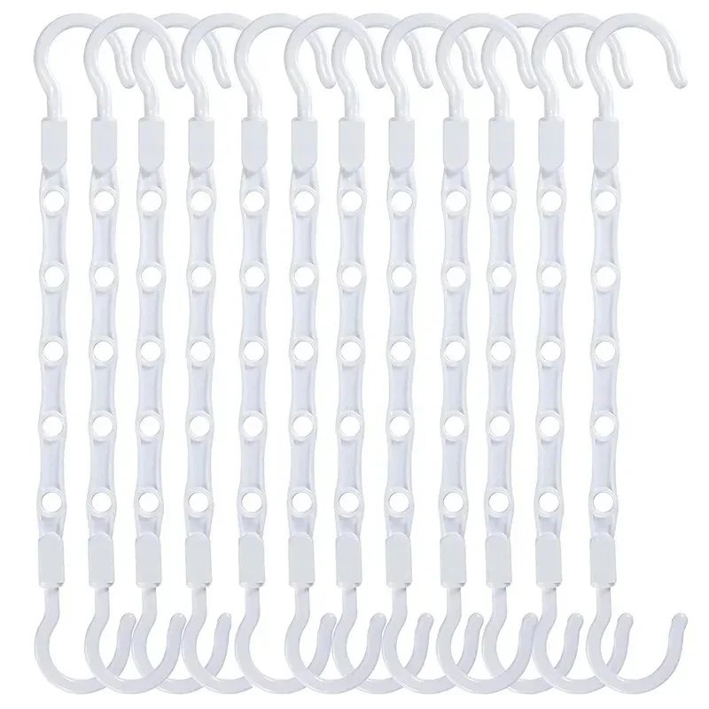 Sturdy Hanger Organizer Plastic Space Saving Hanger Smart Magic Clothes Hanger for Dorm Closet Storage Bedroom Essentials 6