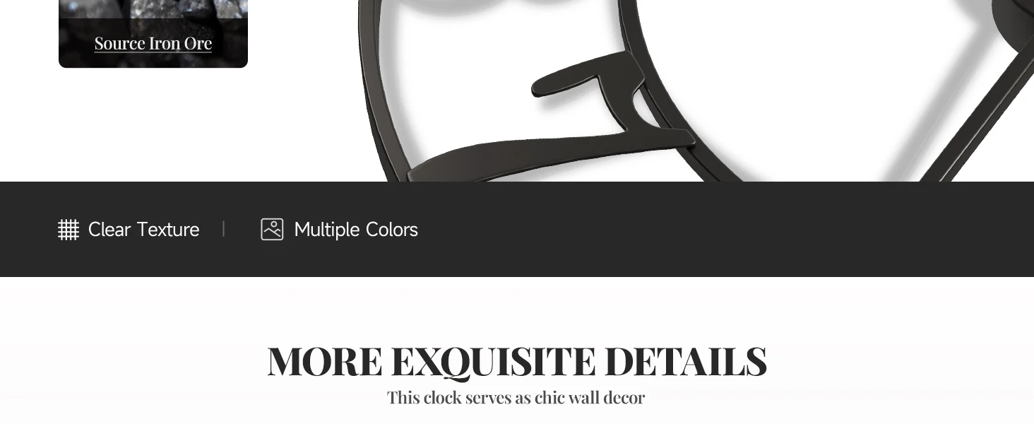 clear texture with multiple colors