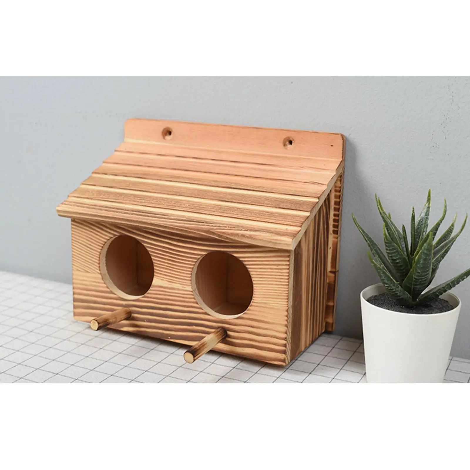 Bluebird House Modern Decorative Lovebirds Gazebo Bird for Home Patio