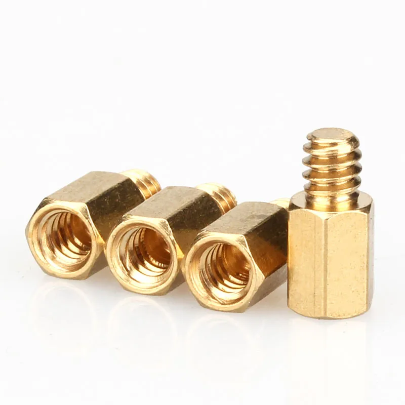 20個6 # -32X6+4mm 6 # -32X6.5+4mm PC マザーボード用六角真鍮