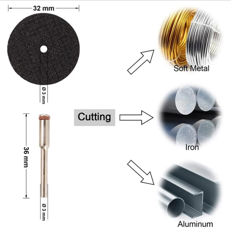 11-41 Piece Mini High Speed Steel Saw Blade Diamond Coated Cutting Disc Resin Cutting Wheel Rotary Tool Circular Saw Blade Kit