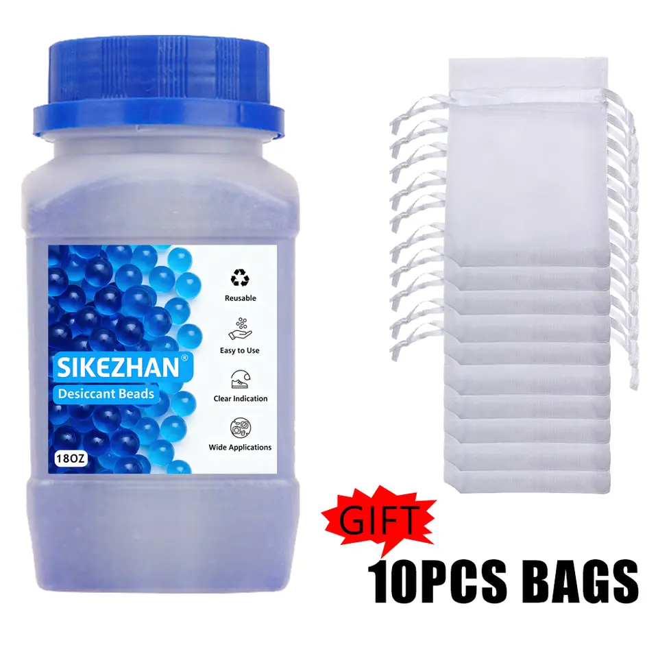 Blue/Orange Indicating Silica Gel Desiccant Beads,Reusable Moisture Absorber for Storage,Closets,Electronics,3D Printer Filament image 10
