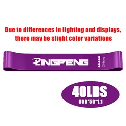 Versatile Resistance Loop Bands for Full - Body Stretching and Strength Training (Dark purple)