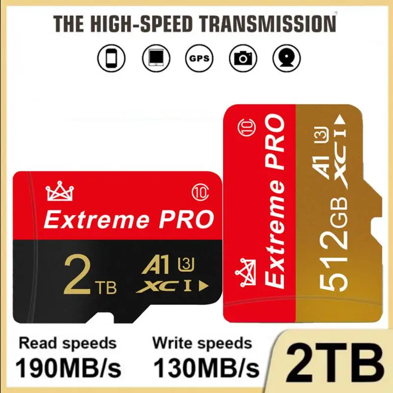 Scheda Di Memoria Ad Alta Velocità Da 2Tb 512Gb Class10 Flash Sd Card 1Tb 128Gb 256Gb Micro Tf Sd Card 128Gb Tf Card Per Tablet Camera Drone