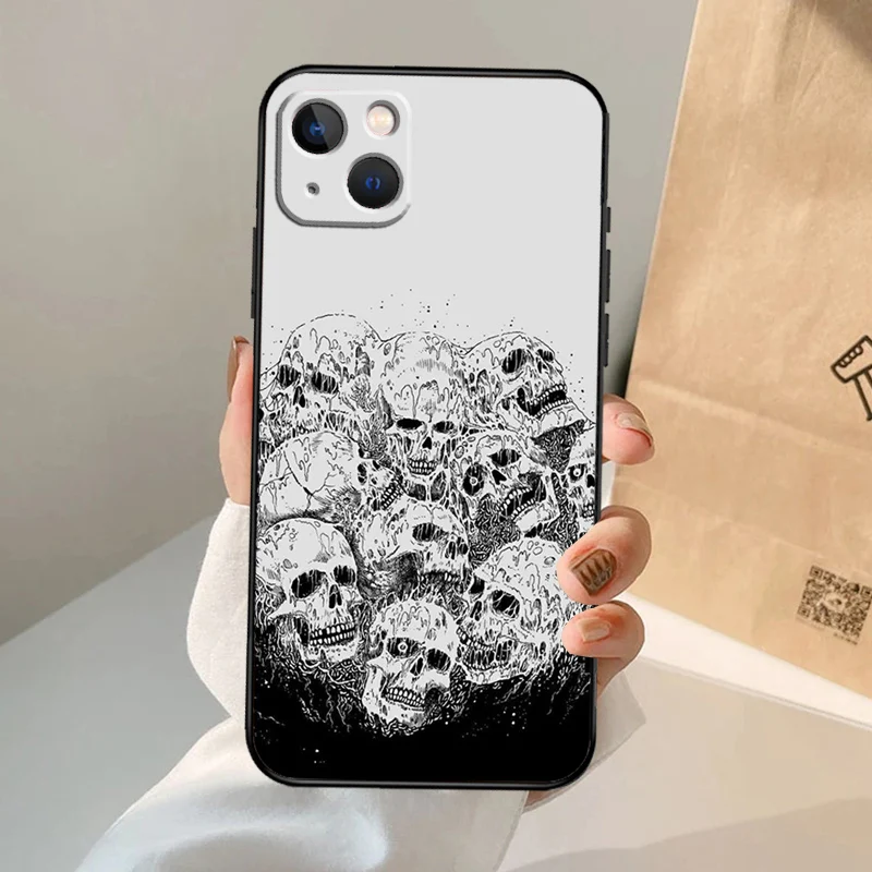 Gothic Skull Design Phone Case Cover