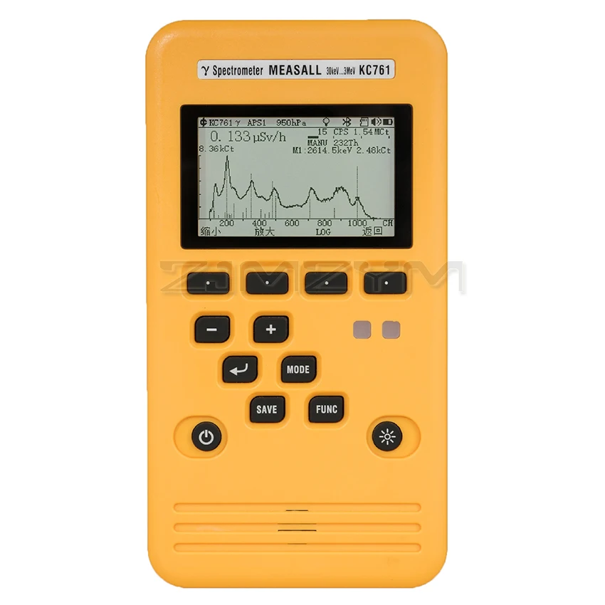 KC761/KC761A Spectrometer Nuclear Radiation Alarm Geiger Counter Upgrade Dosimeter Radiation Detection Radioactivity