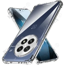 Transparent TPU Shockproof Protective Case Cover for OnePlus 12R (Clear)