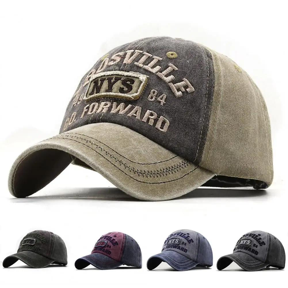 

Vintage Hat Lightweight Distressed Hat Extended Brim Chic Summer Distressed Men Outdoor Hat Fashion Accessories