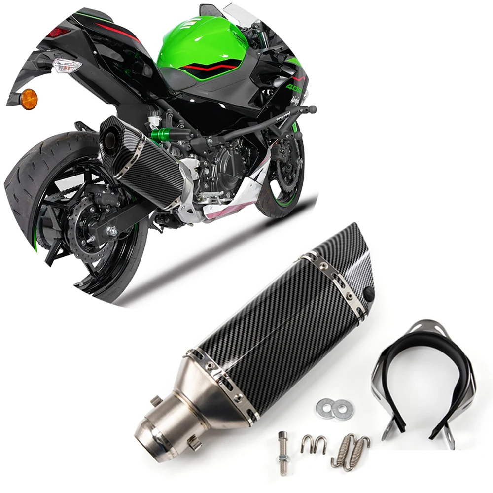 36mm Motorcycle Exhaust Muffler Pipe 250cc 350cc 600cc Escape Moto Tube For Nmax Tmax530 Msx125 GSR600