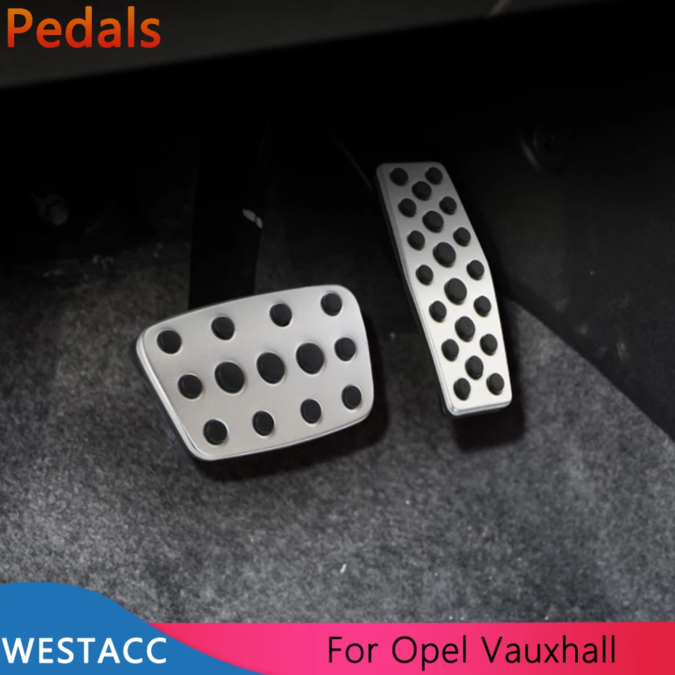 2x Pedales Pedal Caps Goma Freno + Embrague Pedal 5560716 Para Opel