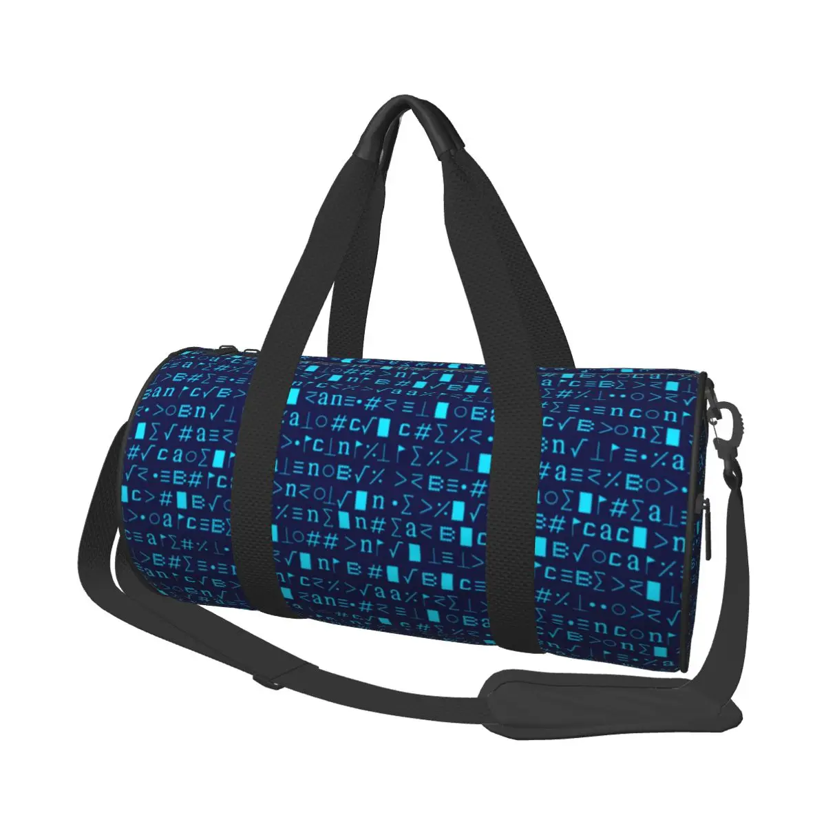 

Coding Binary Numbers Sports Bags Hacker Pop Swimming Gym Bag Large Colorful Handbags Men Design Oxford Fitness Bag