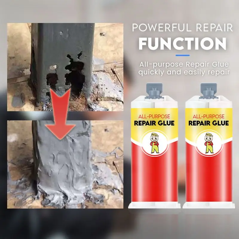 Industrial Metal Repair Paste Glue A&B Glue Repair Radiator Metal Tank Crack Trachoma Welding Agent All-purpose