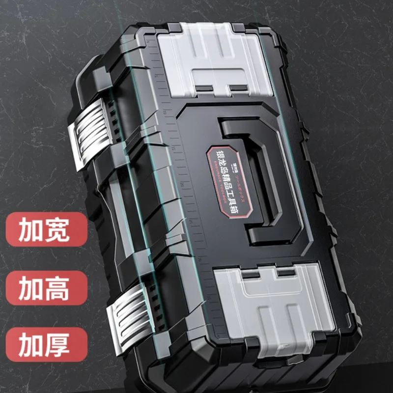 Portable Suitcase Folding Accessory Storage Mechanic Toolbox Tool Storage Plastic Workshop Large Tool Box Hardware Tools 3