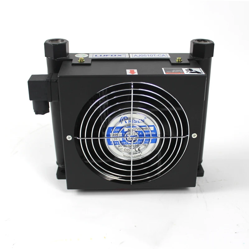 com Escudo 10l Min Hidráulico Trocador de Calor do Radiador de Óleo do Refrigerador para o Sistema Hidráulico Cnc para Vp20 Vp30 Pumb de Palhetas Aj0510t-ca