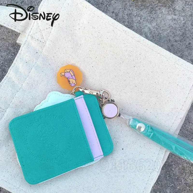 Disney Winnie The Pooh New 3D Card Bag Luxury Brand Fashion ID Card Holder High Quality Cartoon Embroidery Credit Card Holder