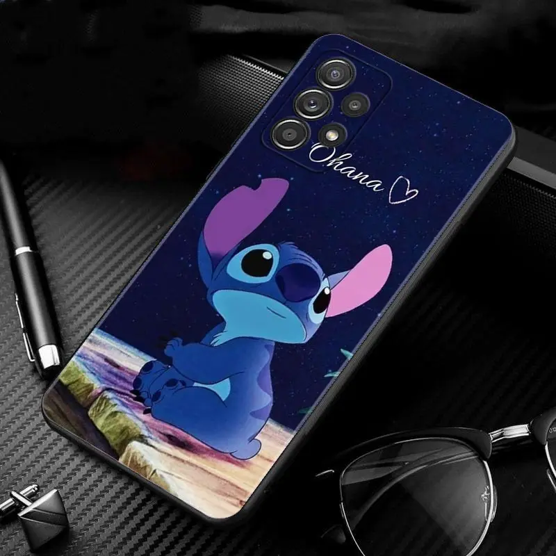 Phone Case For Samsung Galaxy A12 A52 A51 A32 A21s A71 A02s A32 A22 A72 A52s A31 A41 A03 A13 A02 Cover Pink stitch