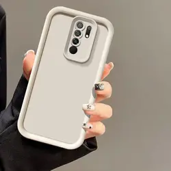 Durable Anti-Drop Soft Cover with Camera Protection for Poco M2 (Tyjt white)