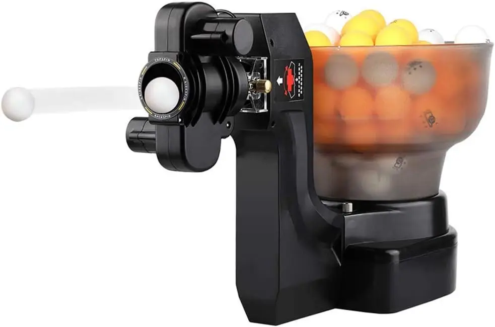 

YUEWO Table Tennis Robot 36 Spins Automatic Ping Pong Ball Machine for Training 100 Balls