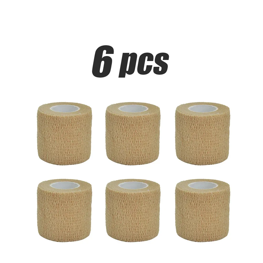 3/6/15/30/48Pcs Beige Sport Selbstklebende Elastische Bandage Wrap Band 4,5 m Hansaplast Für Knie Unterstützung Pads Finger Knöchel Palm – Detail 5