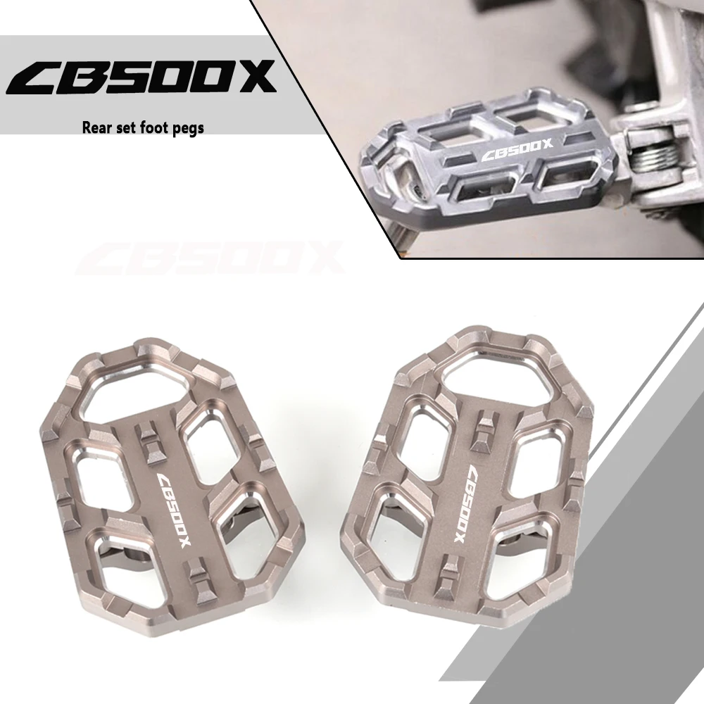 

For Honda CB500X CB500F CB400X CB400F CBR500R CB 400X 400F 500X 500F CBR 500R Front Footpegs Foot Pegs Motorcycle Accessories