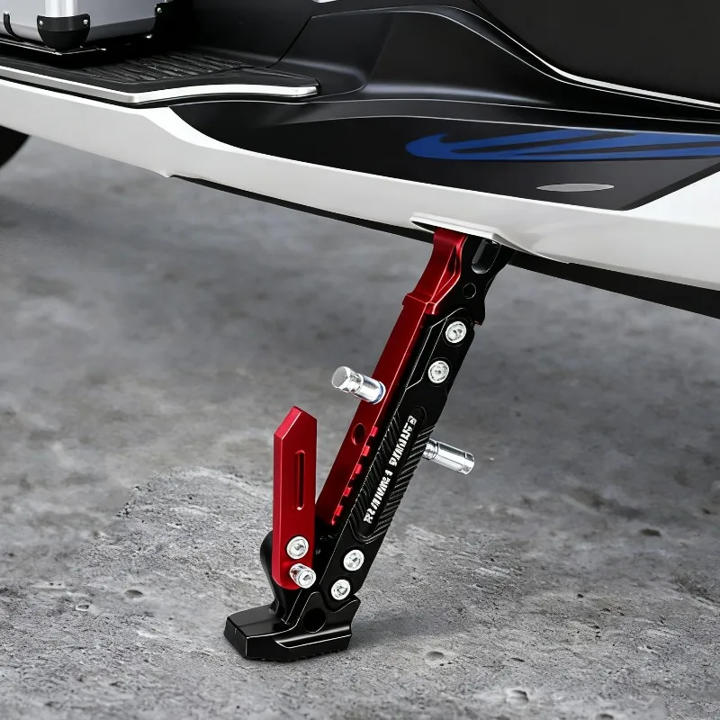 Kick Stand Parking Bracket Motorcycle CNC Adjustable Kickstand Foot Side Stand for Electric Motorbike Motorcycle Accessories