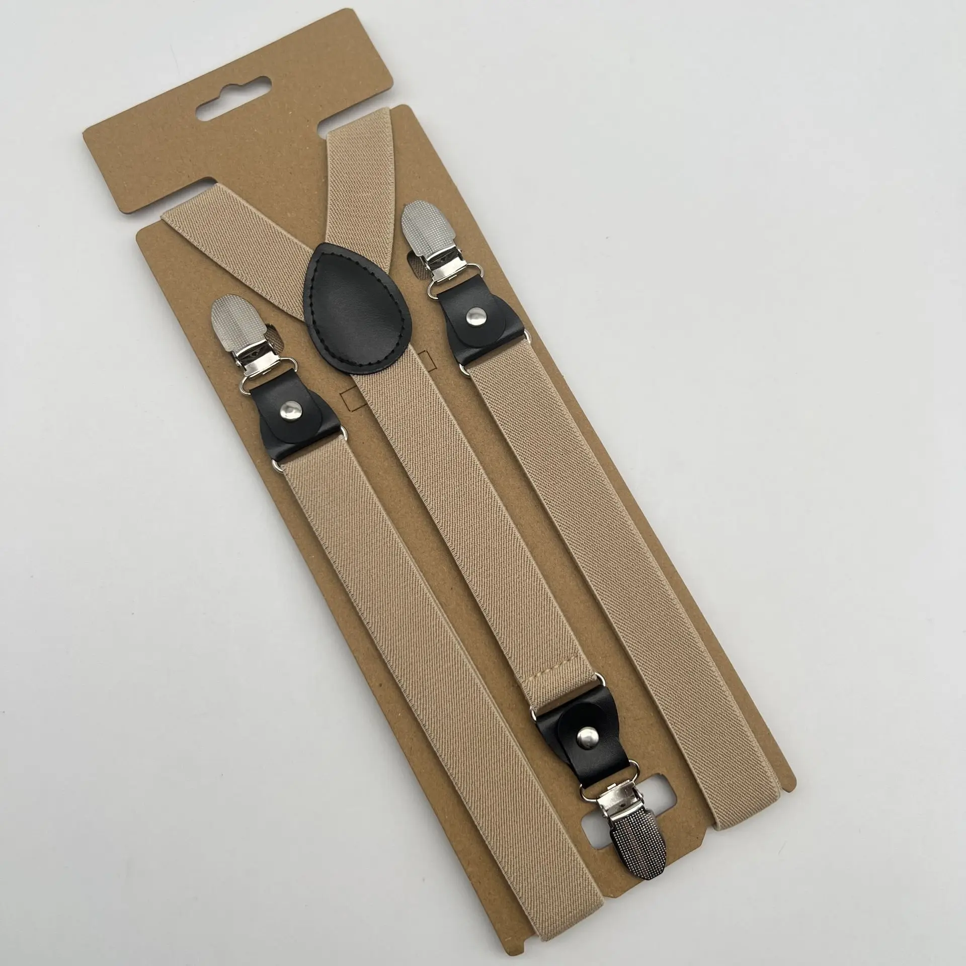 

Solid Color Men's Belts 2.5cm3 Clip Men Women's Suspenders-On Y-Strap Elastic Women's Adjustable Suspenders Wedding Party Braces