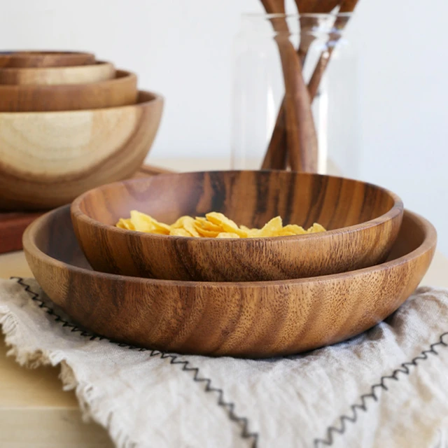 Large Acacia Bowl