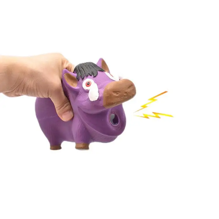Dog Squeaky Soft Rubber Toy Dog Latex Chew Toy Bite Resistant Pig Shape Puppy Sound Toy Dog Supplies For Small Medium Large Dog 3