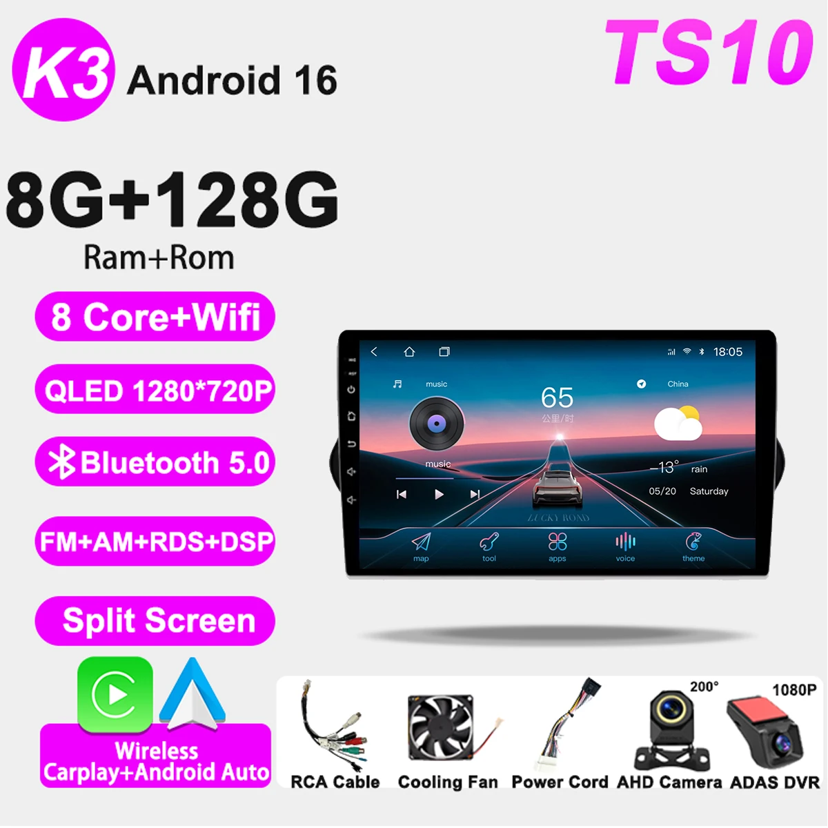 8G 128G DVR No 4G
